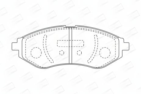 Гальмівних колодок комплект CHEVROLET AVEO, PROTON SAVVY, DAEWOO KALOS, CHAMPION (572539CH) Гальмівних колодок комплект CHEVROLET AVEO, PROTON SAVVY, DAEWOO KALOS, CHAMPION (572539CH)