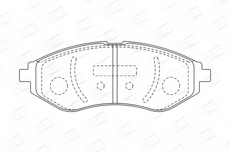 Гальмівних колодок комплект CHEVROLET AVEO, PROTON SAVVY, DAEWOO KALOS, CHAMPION (572539CH) Гальмівних колодок комплект CHEVROLET AVEO, PROTON SAVVY, DAEWOO KALOS, CHAMPION (572539CH)