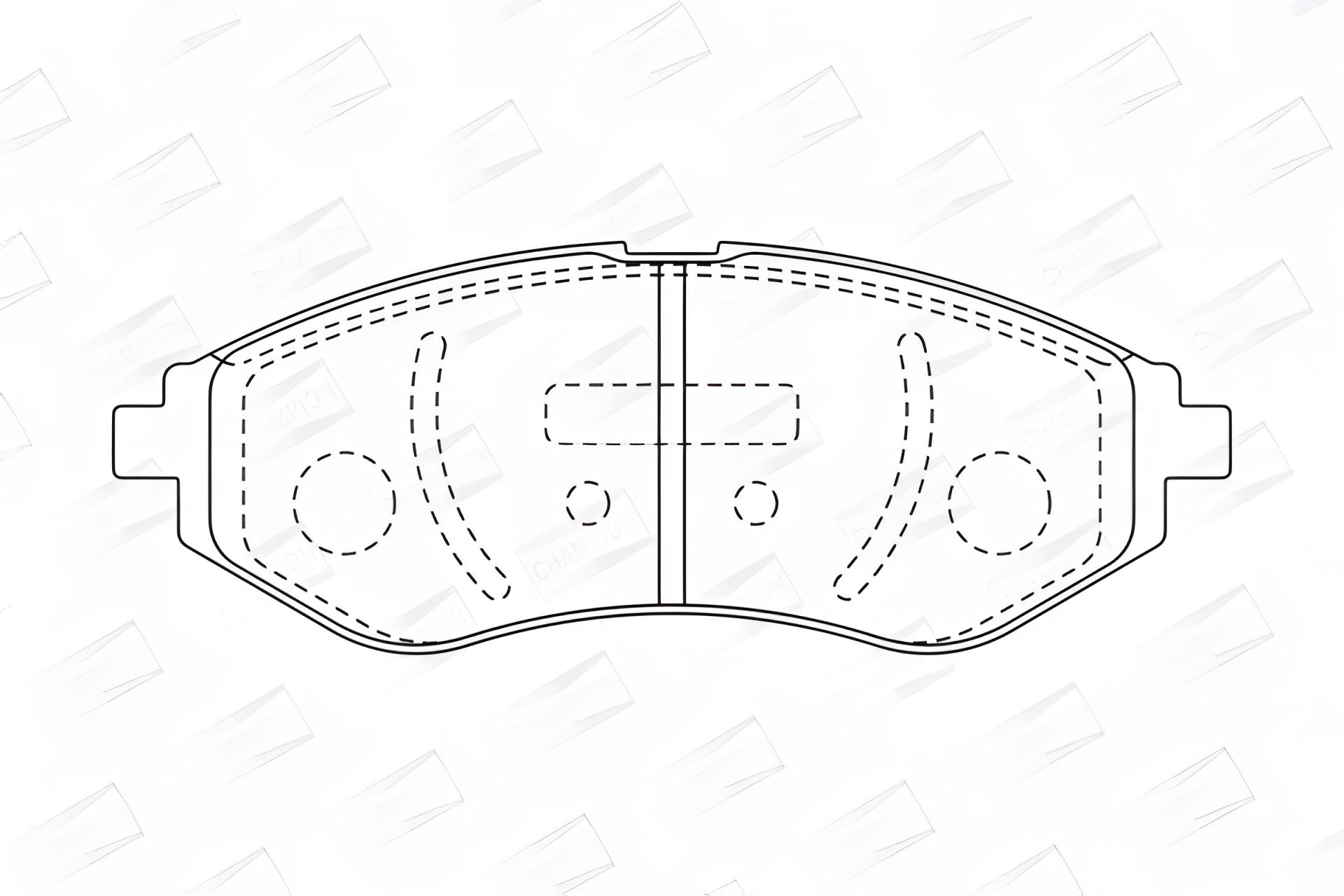 Гальмівних колодок комплект CHEVROLET AVEO, PROTON SAVVY, DAEWOO KALOS, CHAMPION (572539CH) Гальмівних колодок комплект CHEVROLET AVEO, PROTON SAVVY, DAEWOO KALOS, CHAMPION (572539CH)