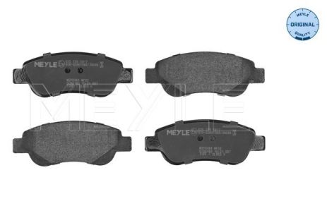 Комплект тормозных колодок TOYOTA AYGO, PEUGEOT 108, CITROËN C1, MEYLE (0252395917)