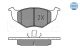 Комплект тормозных колодок VW VENTO, SEAT CORDOBA, SEAT IBIZA, MEYLE (0252186619)