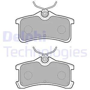 Комплект гальмівних колодок TOYOTA COROLLA, TOYOTA AVENSIS, DELPHI (LP1917)