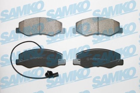 Комплект тормозных колодок OPEL MOVANO, RENAULT MASTER, SAMKO (5SP1570)