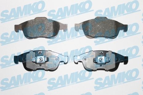 Комплект гальмівних колодок DACIA DUSTER, RENAULT CLIO, RENAULT KAPTUR, SAMKO (5SP1493)
