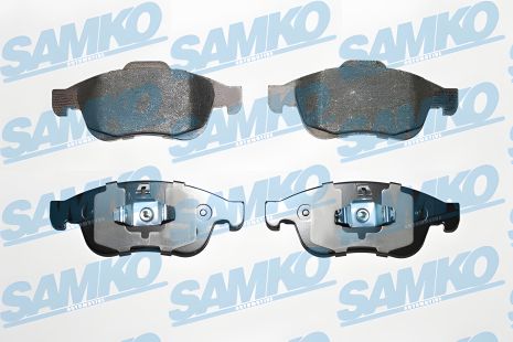Набор тормозных колодок для DACIA DUSTER, RENAULT CLIO, RENAULT KAPTUR, SAMKO (5SP1493) Набор тормозных колодок для DACIA DUSTER, RENAULT CLIO, RENAULT KAPTUR, SAMKO (5SP1493)