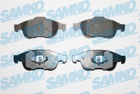 Комплект тормозных колодок DACIA DUSTER, RENAULT CLIO, RENAULT KAPTUR, SAMKO (5SP1493)