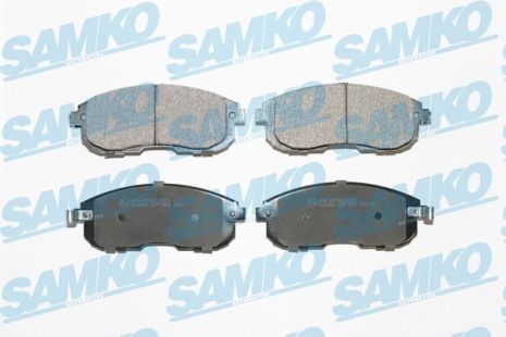 Комплект гальмівних колодок NISSAN JUKE, NISSAN CUBE, NISSAN TIIDA, SAMKO (5SP1606)