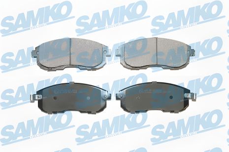 Комплект гальмівних колодок NISSAN JUKE, NISSAN CUBE, NISSAN TIIDA, SAMKO (5SP1606)