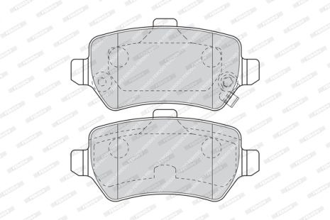 Комплект гальмівних колодок KIA VENGA, CHRYSLER CONCORDE, CHEVROLET CORSA, FERODO (FDB1521W) Комплект гальмівних колодок KIA VENGA, CHRYSLER CONCORDE, CHEVROLET CORSA, FERODO (FDB1521W)