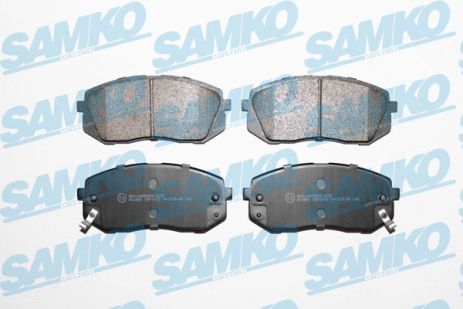 Комплект гальмівних колодок HYUNDAI ix35, KIA SPORTAGE, KIA CARENS, SAMKO (5SP1415)