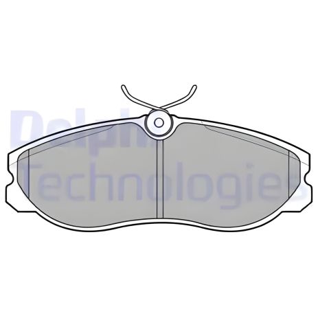 Гальмівних колодок комплект LDV CUB, FORD MAVERICK, NISSAN SERENA, DELPHI (LP847) Гальмівних колодок комплект LDV CUB, FORD MAVERICK, NISSAN SERENA, DELPHI (LP847)