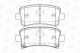 Комплект тормозных колодок CHEVROLET MALIBU, SAAB 9-5, OPEL INSIGNIA, CHAMPION (573313CH)