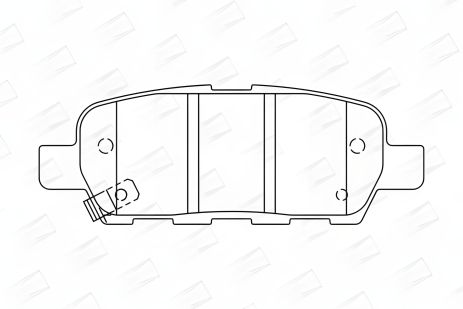 Комплект гальмівних колодок RENAULT KOLEOS, SUZUKI GRAND VITARA, INFINITI G, CHAMPION (572501CH) Комплект гальмівних колодок RENAULT KOLEOS, SUZUKI GRAND VITARA, INFINITI G, CHAMPION (572501CH)