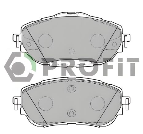Комплект гальмівних колодок TOYOTA COROLLA, TOYOTA AURIS, PROFIT (50002030) Комплект гальмівних колодок TOYOTA COROLLA, TOYOTA AURIS, PROFIT (50002030)