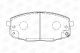 Комплект гальмівних колодок HYUNDAI i30, KIA CERATO, KIA PRO, CHAMPION (573730CH)