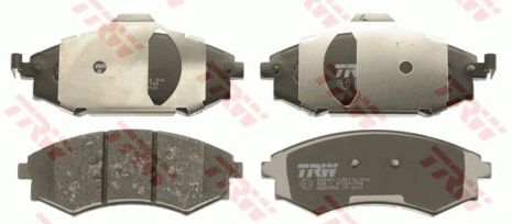 Гальмівних колодок комплект CITROËN C4, CITROËN C2, CITROËN C3, TRW (GDB1623)