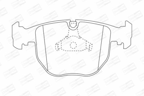 Комплект гальмівних колодок ALPINA ROADSTER, BMW X3, BMW X5, CHAMPION (571873CH)