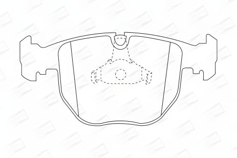 Тормозных колодок комплект ALPINA ROADSTER, BMW X3, BMW X5, CHAMPION (571873CH)