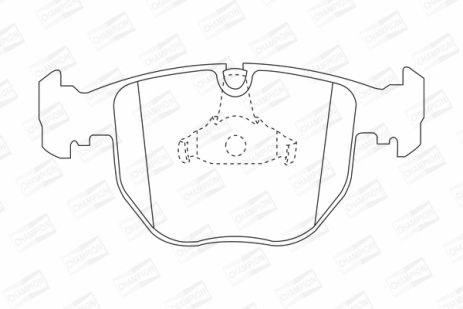 Комплект гальмівних колодок ALPINA ROADSTER, BMW X3, BMW X5, CHAMPION (571873CH)