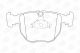 Комплект гальмівних колодок ALPINA ROADSTER, BMW X3, BMW X5, CHAMPION (571873CH)