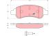 Комплект тормозных колодок CITROËN C4, CITROËN C2, CITROËN C3, TRW (GDB1623)