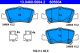 Комплект тормозных колодок TOYOTA COROLLA, TOYOTA AURIS, ATE (13046056042)