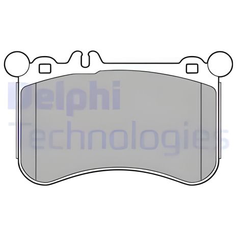 Гальмівні колодки для MB S-CLASS, MB CLS, MB SLC, DELPHI (LP2291)