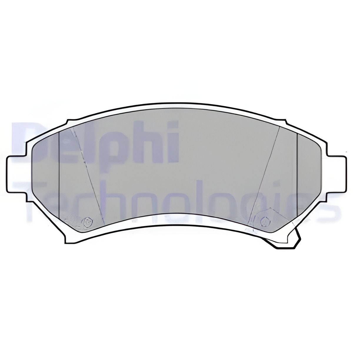 Комплект гальмівних колодок CHEVROLET TRANS, OPEL SINTRA, DELPHI (LP1609) Комплект гальмівних колодок CHEVROLET TRANS, OPEL SINTRA, DELPHI (LP1609)