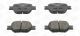 Комплект гальмівних колодок TOYOTA MARK, TOYOTA ALLION, TOYOTA CALDINA, CHAMPION (572517CH)
