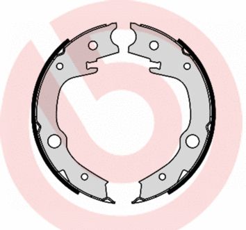 Комплект колодок стояночного тормоза TOYOTA COROLLA, TOYOTA YARIS, TOYOTA PRIUS, BREMBO (S83551)