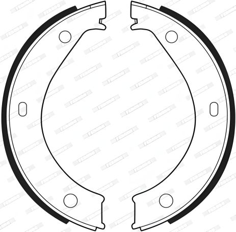 Комплект колодок гальма стоянки ALPINA ROADSTER, BMW Z8, BMW Z3, FERODO (FSB272) преміум якість