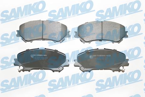 Комплект передних тормозных колодок для RENAULT KADJAR, NISSAN QASHQAI от SAMKO (5SP1975) Комплект передних тормозных колодок для RENAULT KADJAR, NISSAN QASHQAI от SAMKO (5SP1975)