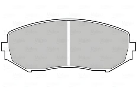 Комплект тормозных колодок SUZUKI GRAND VITARA, VALEO (301877)