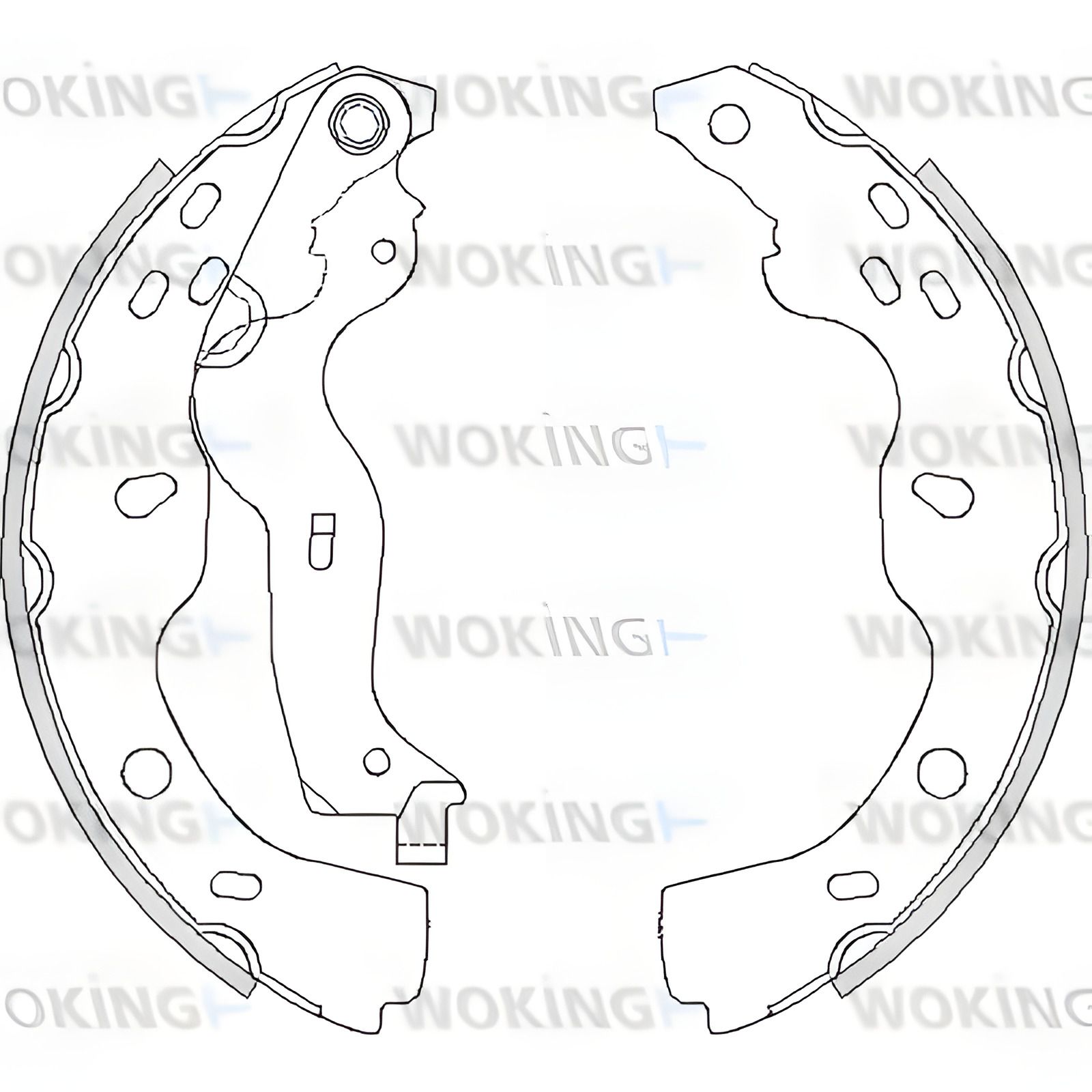 Гальмівні колодки SUZUKI SX4 від WOKING (Z422700) Гальмівні колодки SUZUKI SX4 від WOKING (Z422700)