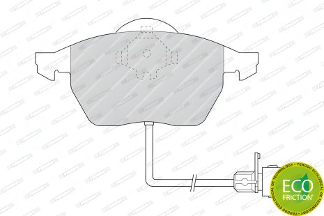 Тормозные колодки компл. для AUDI A6, AUDI A8, AUDI 100, от FERODO (FDB590) Тормозные колодки компл. для AUDI A6, AUDI A8, AUDI 100, от FERODO (FDB590)