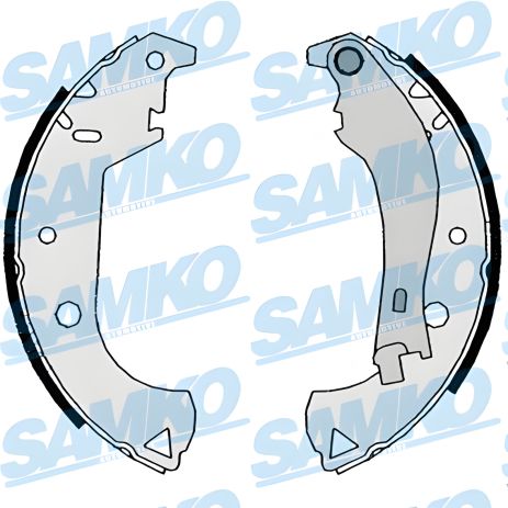 Гальмівні колодки для CADILLAC CTS, FIAT DOBLO, FIAT STRADA, SAMKO (87810) Гальмівні колодки для CADILLAC CTS, FIAT DOBLO, FIAT STRADA, SAMKO (87810)