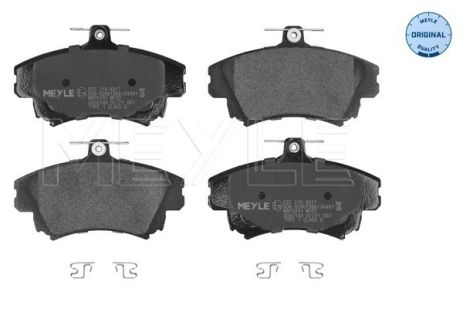 Комплект гальмівних колодок SMART FORFOUR, VOLVO V40, MITSUBISHI COLT, MEYLE (0252198317)