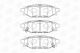 Комплект гальмівних колодок SUBARU LEGACY, SUBARU WRX, SUBARU IMPREZA, CHAMPION (573380CH)
