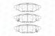 Комплект гальмівних колодок для SUBARU LEGACY, WRX, IMPREZA, CHAMPION (573380CH) Комплект гальмівних колодок для SUBARU LEGACY, WRX, IMPREZA, CHAMPION (573380CH)