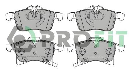 OPEL ASTRA, OPEL MERIVA, OPEL CORSA Комплект гальмівних колодок, PROFIT (50001640)