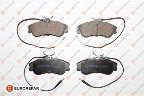 Комплект гальмівних колодок CITROËN XSARA, PEUGEOT PARTNER, PEUGEOT 306, EUROREPAR (1617254480)