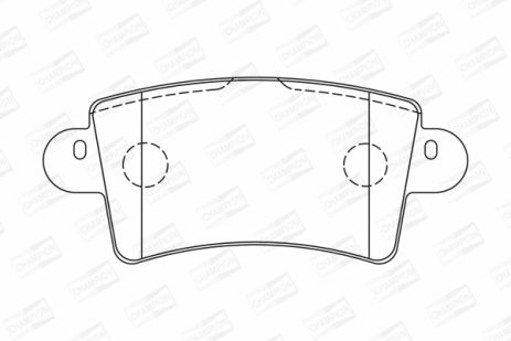 Комплект тормозных колодок NISSAN INTERSTAR, OPEL MOVANO, RENAULT MASTER, CHAMPION (573055CH)