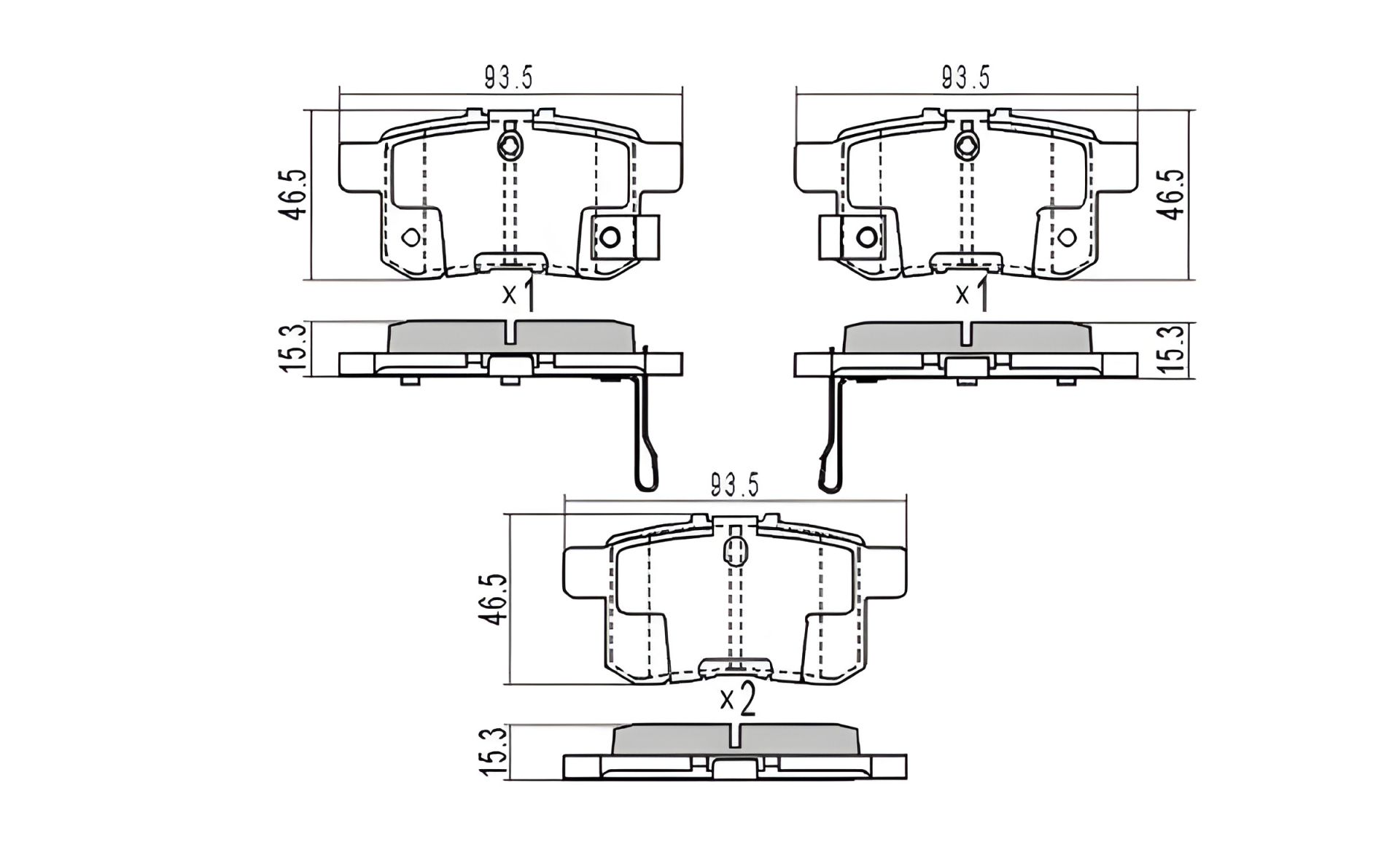 Гальмівних колодок комплект ACURA TSX, BYD F6, HONDA ACCORD, FREMAX (FBP1824) Гальмівних колодок комплект ACURA TSX, BYD F6, HONDA ACCORD, FREMAX (FBP1824)