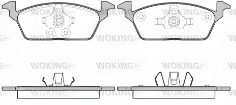 Гальмівні колодки для FIAT LINEA, WOKING (P1603300) Гальмівні колодки для FIAT LINEA, WOKING (P1603300)