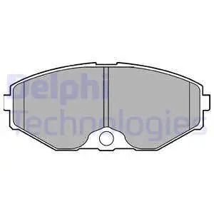 Комплект тормозных колодок INFINITI Q45, NISSAN CEDRIC, NISSAN PRAIRIE, DELPHI (LP1058)