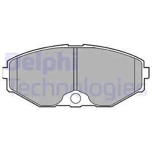 Комплект гальмівних колодок INFINITI Q45, NISSAN CEDRIC, NISSAN PRAIRIE, DELPHI (LP1058)