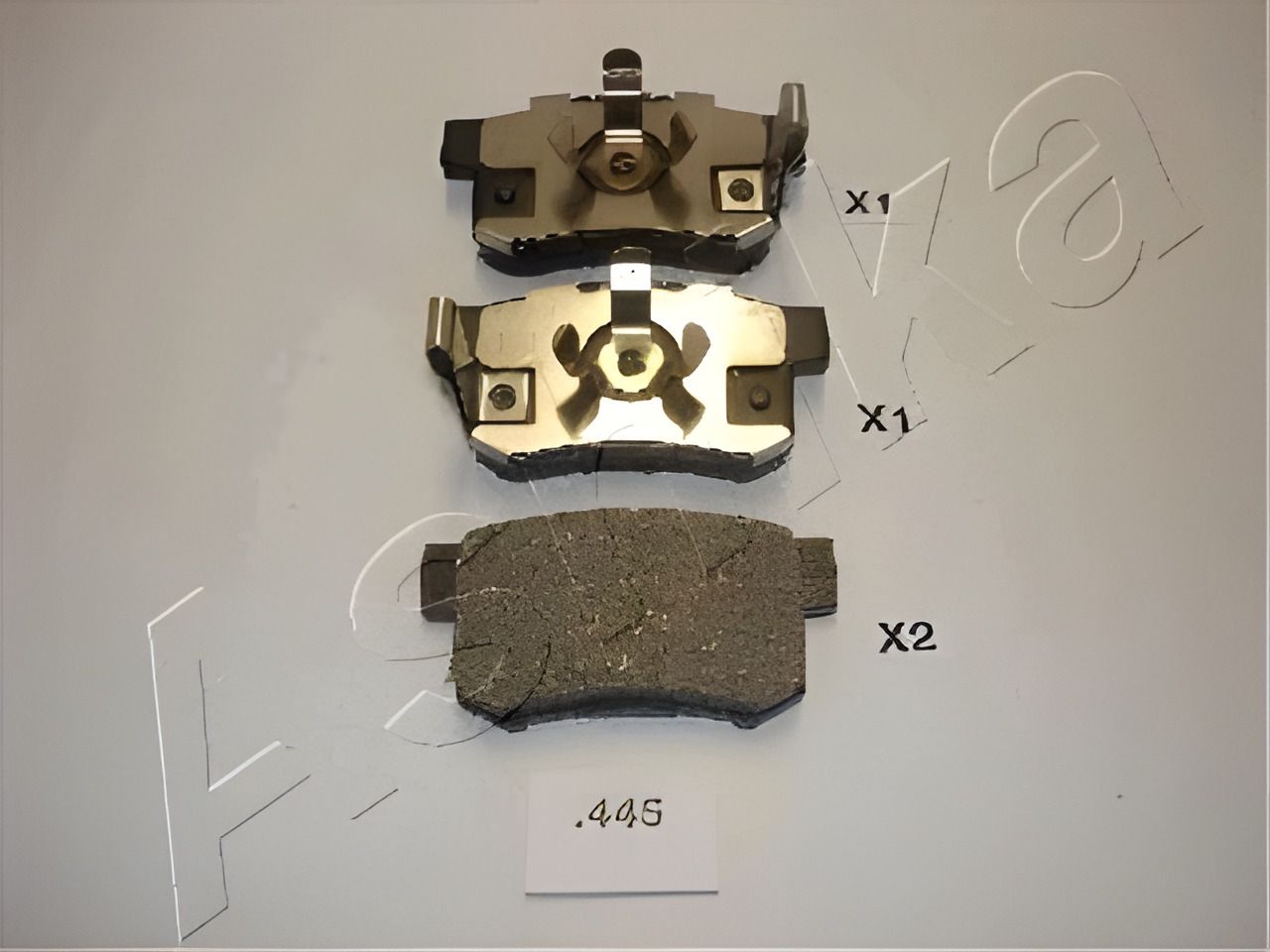 Комплект тормозных колодок HONDA CR-V, HONDA ACCORD, HONDA STREAM, ASHIKA (5104445) Комплект тормозных колодок HONDA CR-V, HONDA ACCORD, HONDA STREAM, ASHIKA (5104445)
