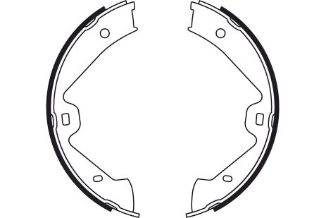 Комплект стояночних колодок PORSCHE CAYENNE, VW TOUAREG, TRW (GS8776) Комплект стояночних колодок PORSCHE CAYENNE, VW TOUAREG, TRW (GS8776)