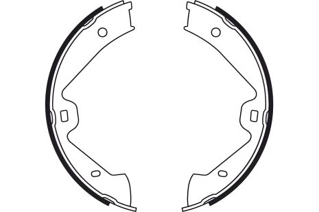 Комплект стояночних колодок PORSCHE CAYENNE, VW TOUAREG, TRW (GS8776) Комплект стояночних колодок PORSCHE CAYENNE, VW TOUAREG, TRW (GS8776)