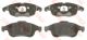 Комплект гальмівних колодок для PEUGEOT 5008, CITROËN C4, CITROËN BERLINGO, TRW (GDB1690)